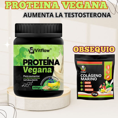 PROTEINA VEGANA HOMBRES AUMENTO TESTOSTERONA