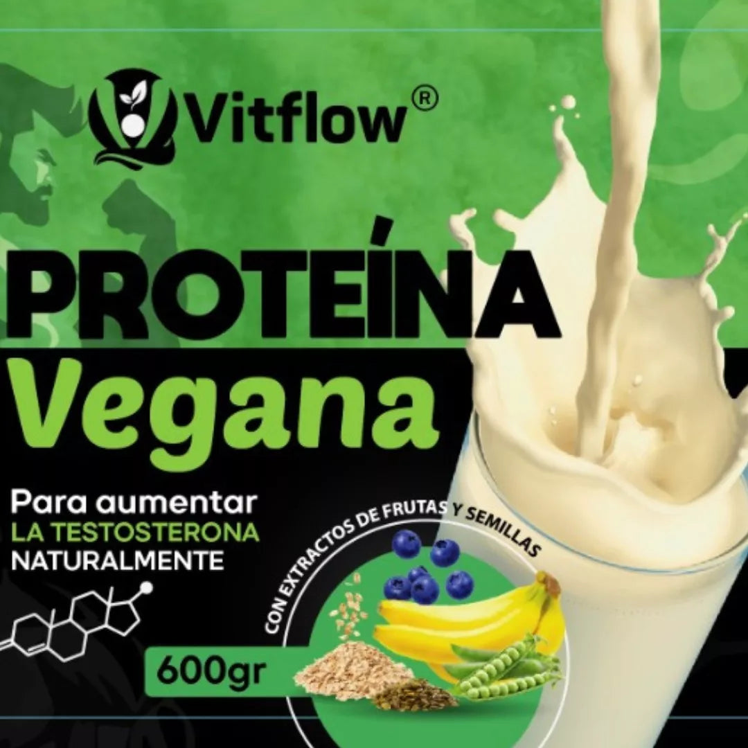 PROTEINA VEGANA HOMBRES AUMENTO TESTOSTERONA