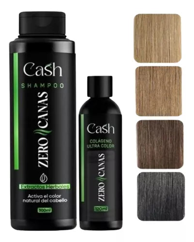 CASH SHAMPOO ZERO CANAS + TRATAMIENTO DE COLAGENO