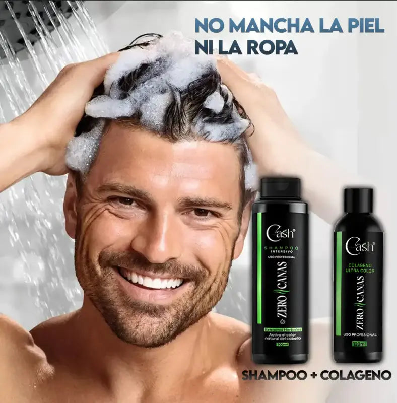 CASH SHAMPOO ZERO CANAS + TRATAMIENTO DE COLAGENO