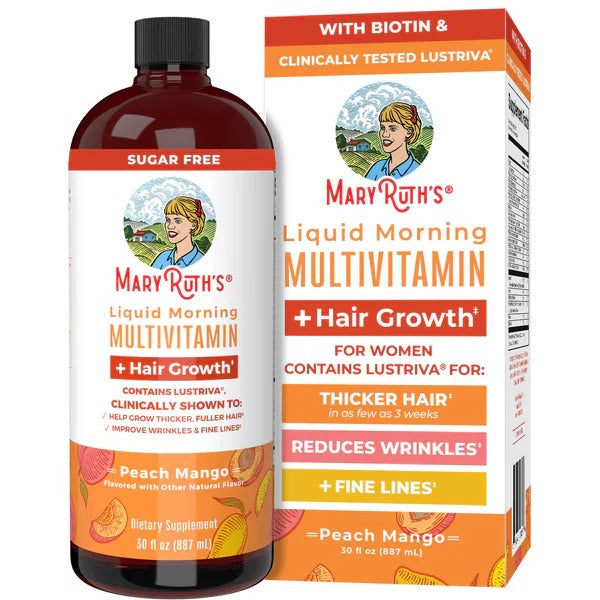 Suplemento multivitamínico multimineral de MARY RUTHS para mujeres + vitaminas para el crecimiento del cabello