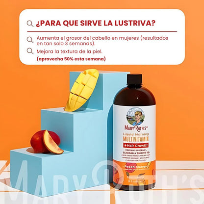 Suplemento multivitamínico multimineral de MARY RUTHS para mujeres + vitaminas para el crecimiento del cabello