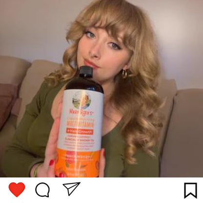 Suplemento multivitamínico multimineral de MARY RUTHS para mujeres + vitaminas para el crecimiento del cabello