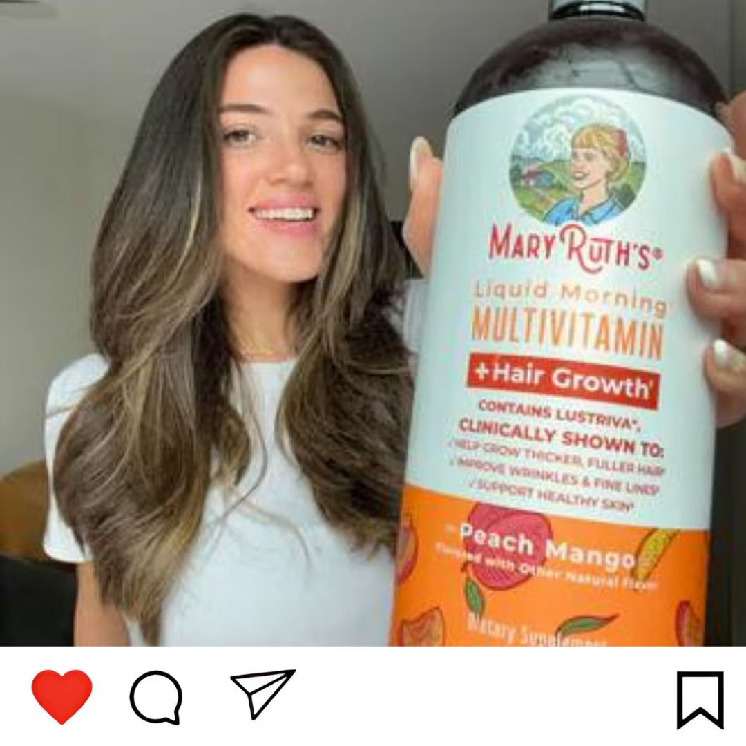 Suplemento multivitamínico multimineral de MARY RUTHS para mujeres + vitaminas para el crecimiento del cabello