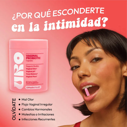 Probiótico Vaginal URO Para Mujer Equilibrio de PH